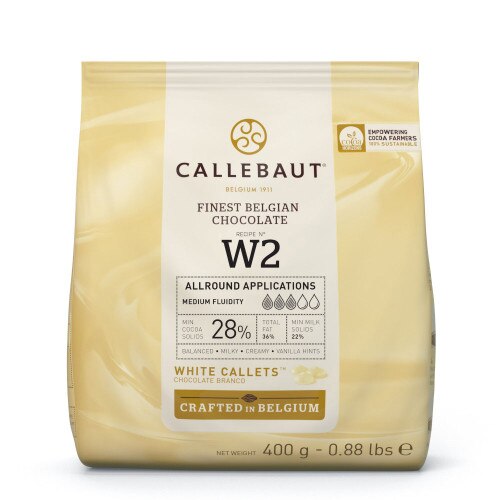 Callebaut White Chocolate Callets - 400g